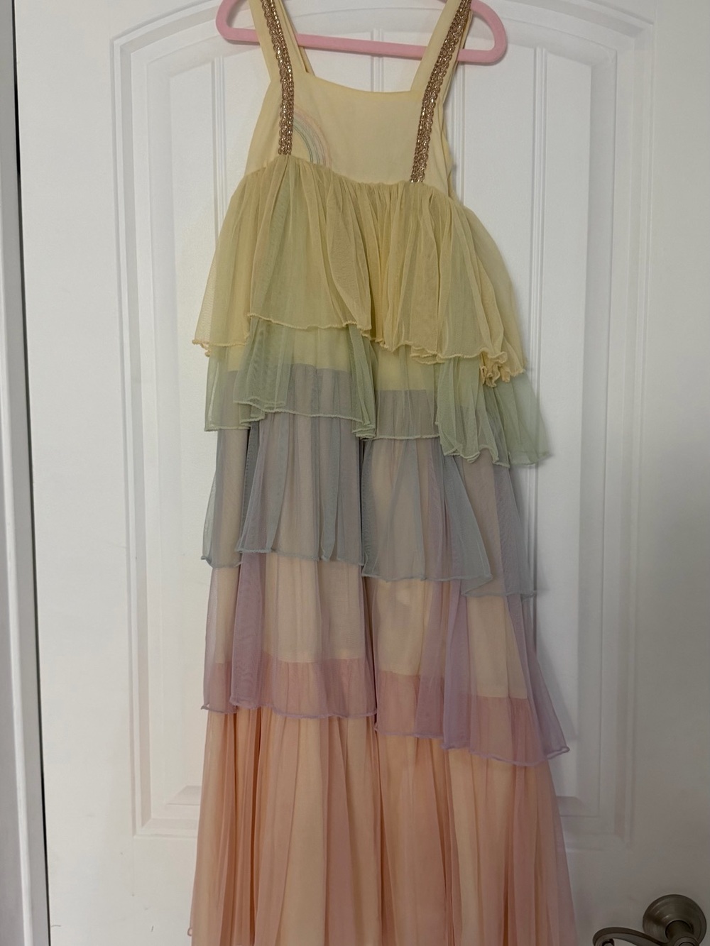 Well dressed wolf rainbow dress size 6